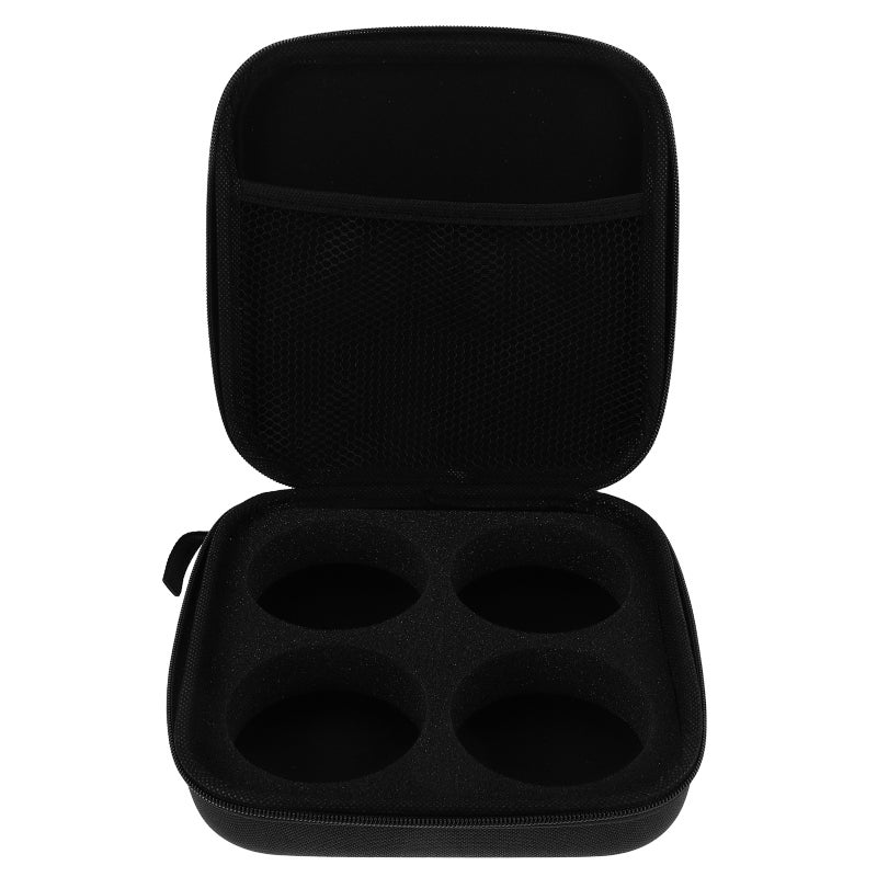 Portable Floor Jack Pad Storage Bag Compatible For Tesla Round Lift Pad Adapter Storage Case 4-Compartment Automotive Lift Pad Carrying Case - Image 4