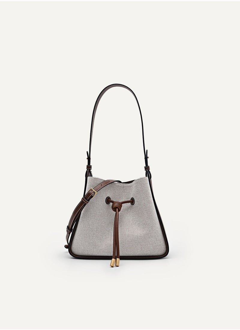 Pedro Yasmin Linen Bucket Bag Women's Crossbody Bag  - Image 2