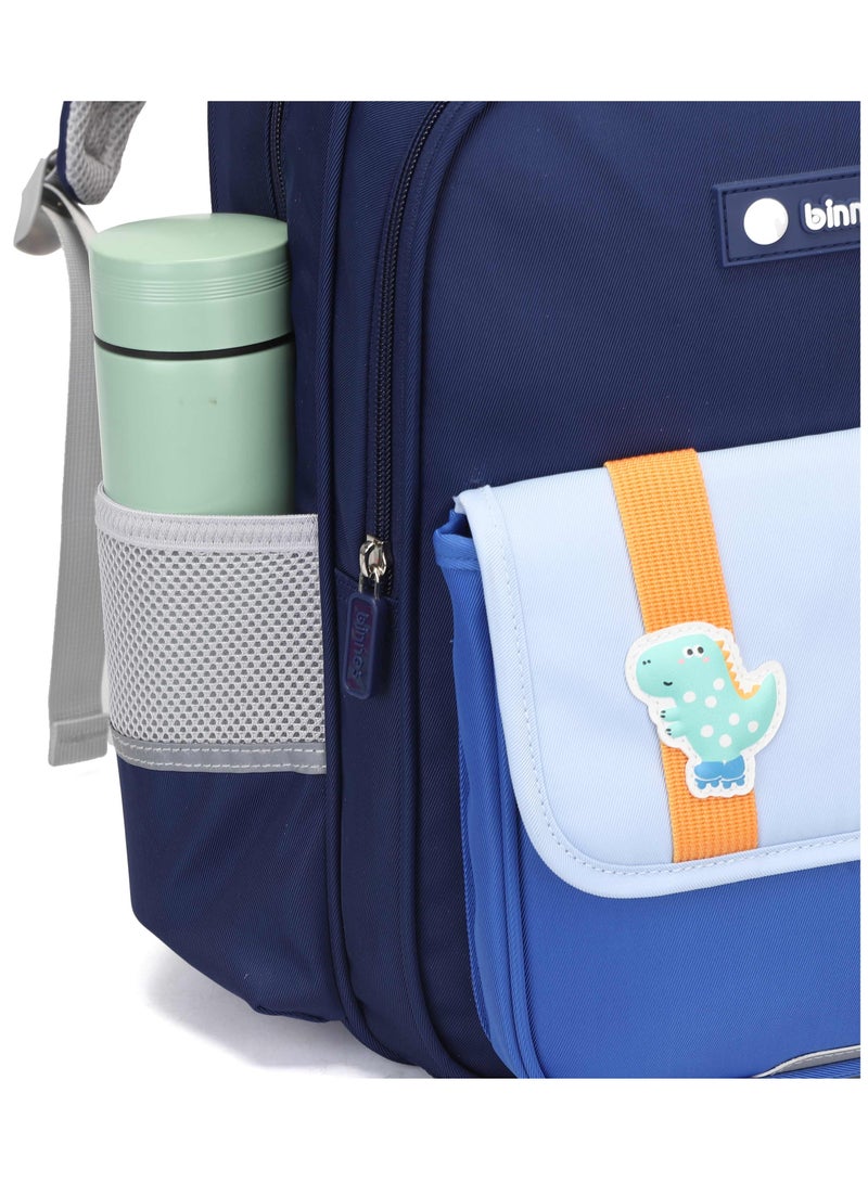 Binnes Premium Kids Backpack Light Weight Water Resistant Multifunctional School Backpack for Girls and Boys, BNS6076, Navy - Image 5