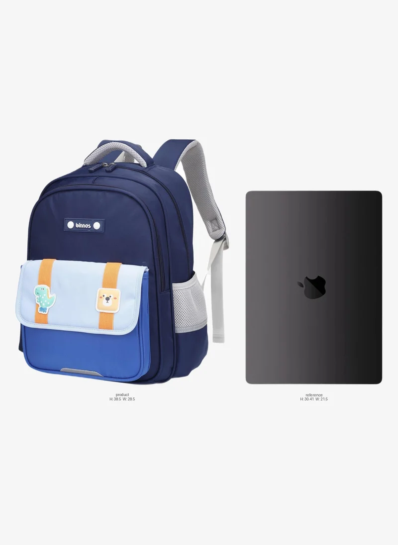 بينز Premium Kids Backpack Light Weight Water Resistant Multifunctional School Backpack for Girls and Boys, BNS6076, Navy