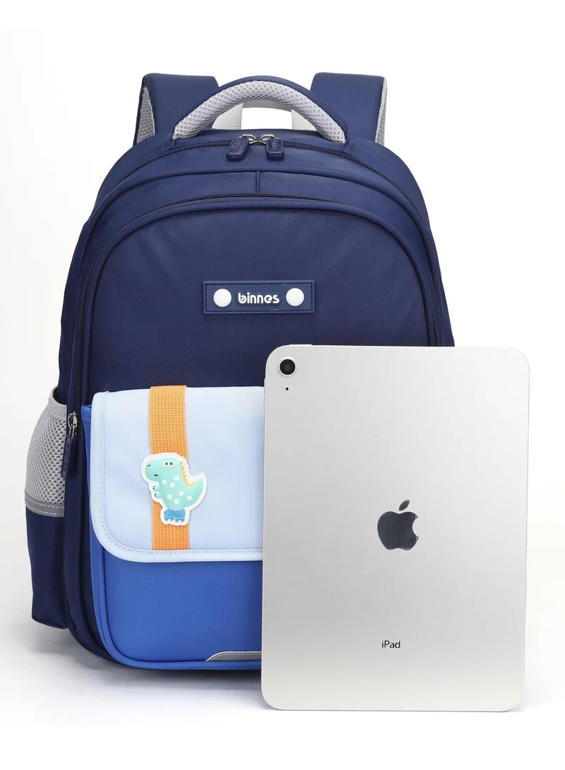 Binnes Premium Kids Backpack Light Weight Water Resistant Multifunctional School Backpack for Girls and Boys, BNS6076, Navy