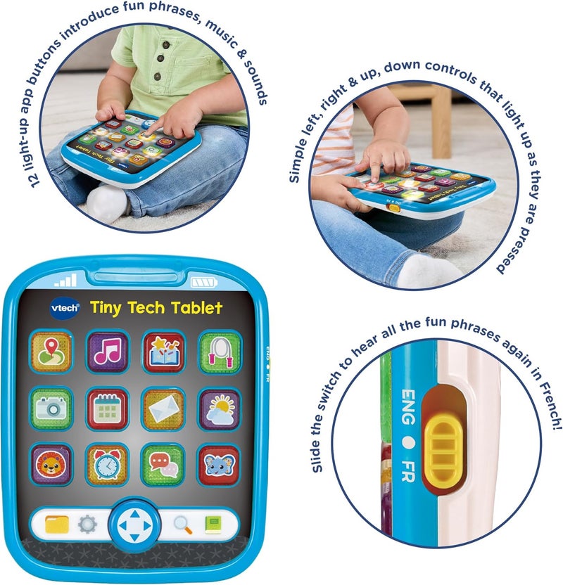في تك جهاز VTech للاكتشاف والتعلم اللوحي – لعبة تعليمية مع ألعاب وموسيقى وتعلم الحروف الأبجدية - Image 2