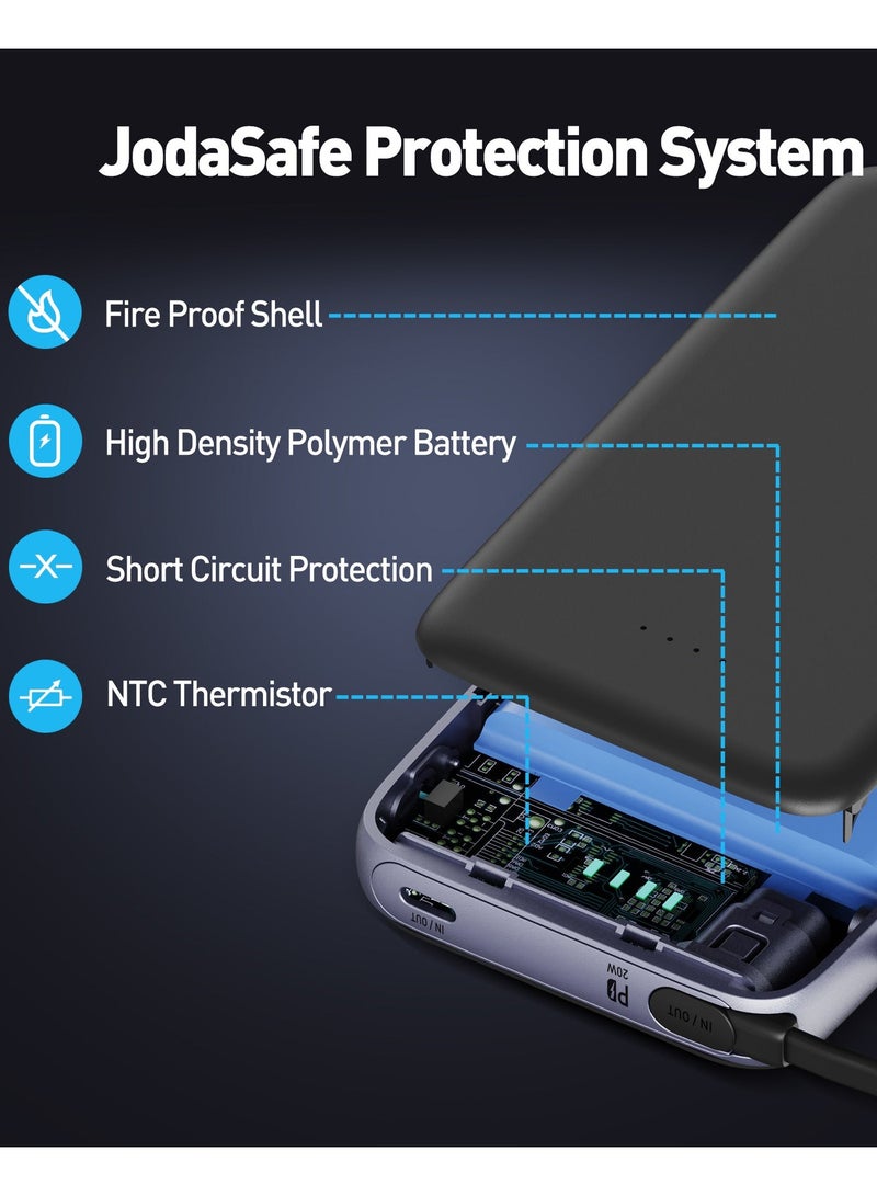 جودا باوربانك شاحن متنقل موف 10000mAh ⚡ | منفذي USB-C 🔌 | شحن سريع PD 20W 🚀 | شاحن محمول للهواتف والأجهزة اللوحية 📱💻 - Image 4