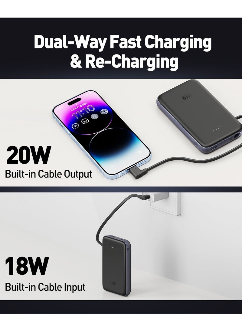 جودا باوربانك شاحن متنقل موف 10000mAh ⚡ | منفذي USB-C 🔌 | شحن سريع PD 20W 🚀 | شاحن محمول للهواتف والأجهزة اللوحية 📱💻 - Image 5