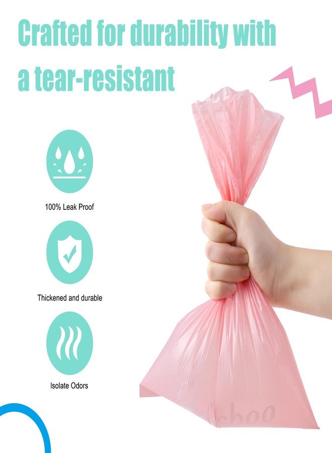 USBOO Diaper Bags Disposable for Baby, 12 Refill Rolls/180 Bags OXO-Biodegradable Waste Bags,Dirty Disposable Diaper Bags,Diaper Trash Bags,Rainbow - Image 4