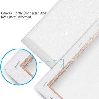 Al FAKHAMA A3 Size White Blank Canvas Board (30 x 40 CM) - 100% Natural Cotton, Acid Free, Triple Primed Gesso - view 2