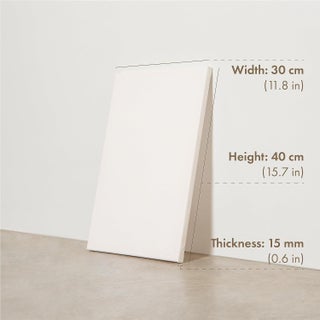 Al FAKHAMA A3 Size White Blank Canvas Board (30 x 40 CM) - 100% Natural Cotton, Acid Free, Triple Primed Gesso - view 5