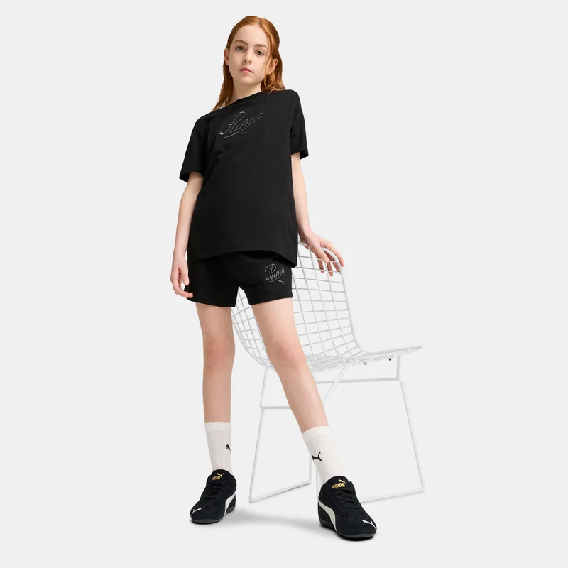 PUMA Kids' Essentials Script T-Shirt