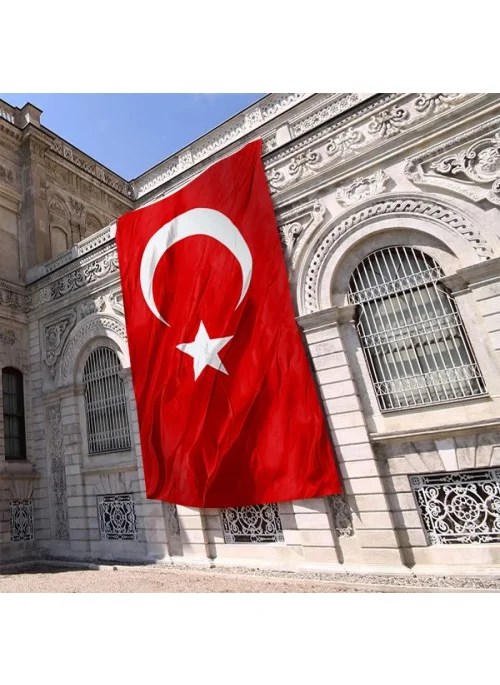 Zc Bayrak ZC Flag Turkish Flag Raschel Fabric Applique Sewing 1000 x 1500 cm