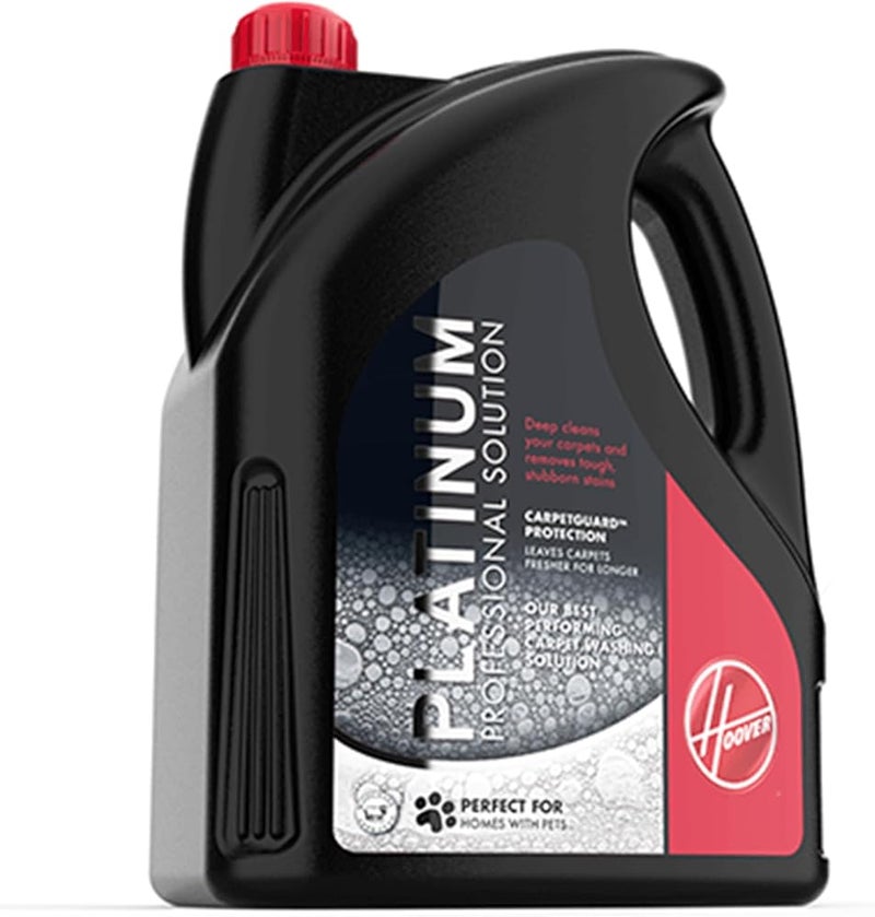 Hoover Platinum Cleaning Solution, 4L, Deep Stain Removal Formula, for Carpet Washers & Machines (DETP 04). - Image 1