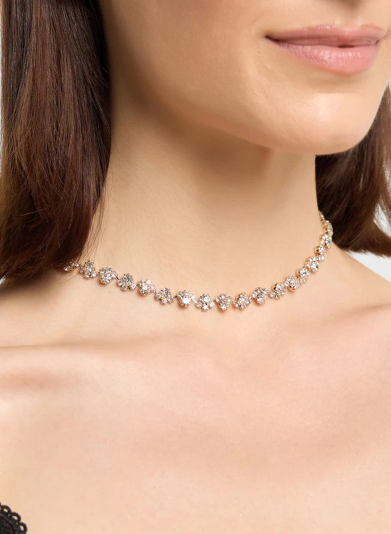 ايلا ليمتد اديشن Diamante Short Necklace