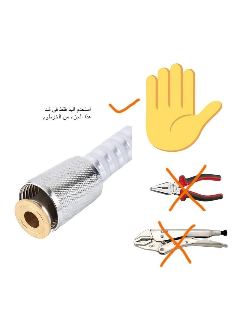 RATSAW Luxury Stainless Steel Hand Held Toilet Bath Bidet Sprayer - Image 4