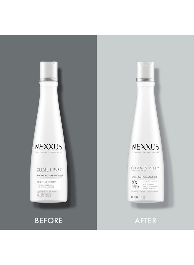 Nexxus Clean and Pure Clarifying Shampoo With ProteinFusion, For Nourished Hair Paraben-Free 13.5 oz - Image 5