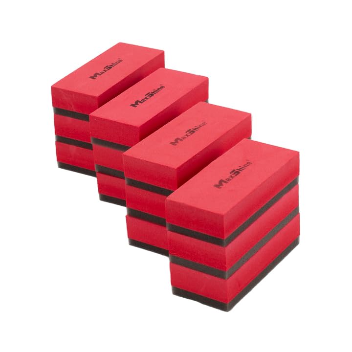 Maxshine Ceramic Coating Applicator Pack (12 Pack) - Professional-Grade, Ceramic Spray Coating, & Graphene Coatings on Car Paint, Metal, Plastic Trim & Rubber - Detailing Supplies - Image 2