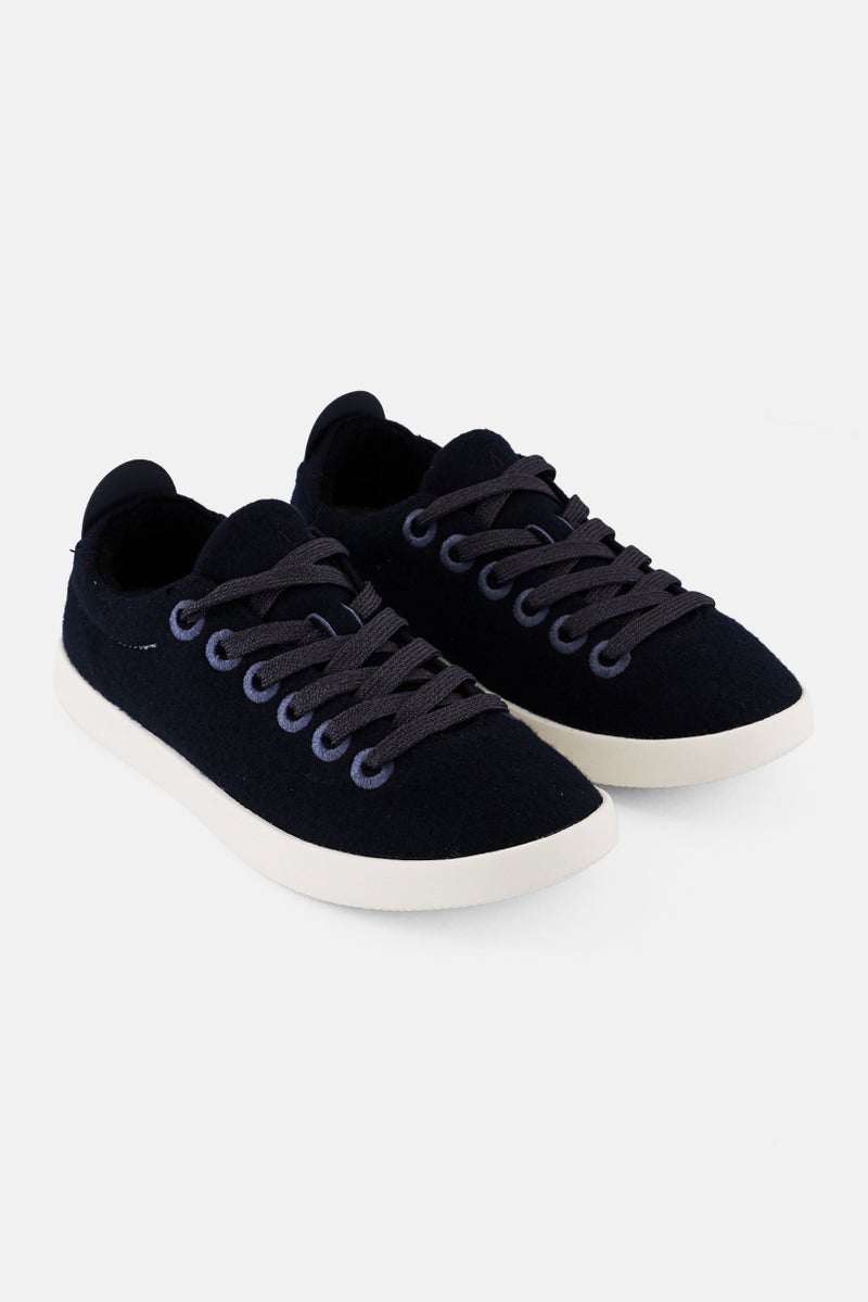 Allbirds Women Wide Lace Up Casual Shoes, Black - Image 1
