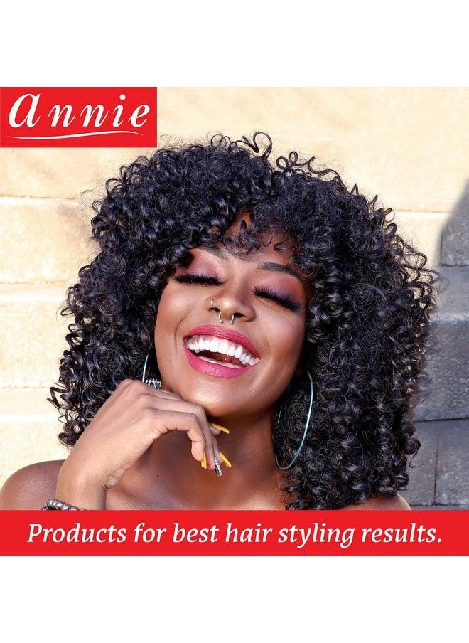 Annie Salon Style Small Foam Hair Rollers 5/8" Blue 14 Piece Set Soft Heatless Hair Curling Tools  - Image 4
