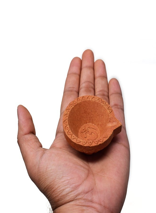 Hashcart Clay Diya Diwali Diyas [31 Pcs] Om Design Diya Lamp for Pooja - Mitti Diya Earthern Terracotta Diya - Diwali Decoration Indian Gift Items Hashcart® - Image 2