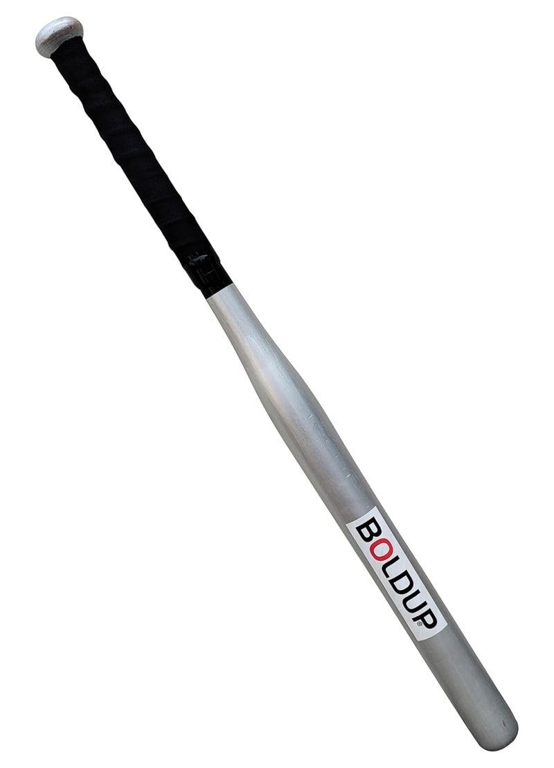IFOLDUP ® Heavy Duty Wooden Baseball Bat - Durable Solid Wood for Home Safety and Self Defense ((Combo of 2 Basebat Silver+Wooden with Cover)) - Image 3