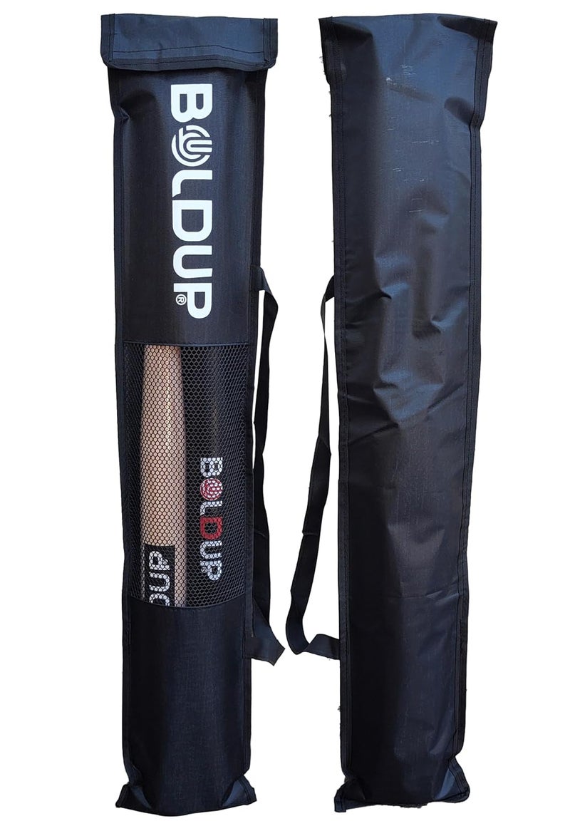 IFOLDUP ® Heavy Duty Wooden Baseball Bat - Durable Solid Wood for Home Safety and Self Defense ((Combo of 2 Basebat Silver+Wooden with Cover)) - Image 5