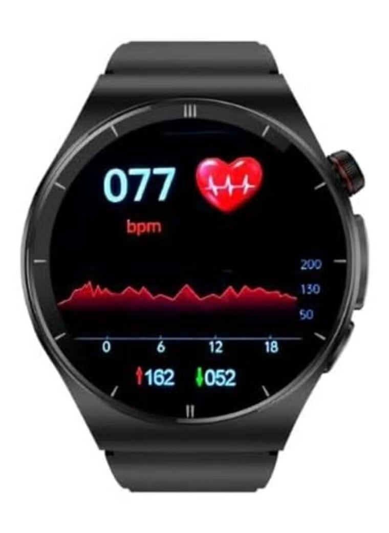 Haino Teko ST-2 Smart Watch 19mm Black – Stylish Fitness Tracker, 1.3-inch HD Display, Heart Rate Monitoring, Sleep Tracking, Waterproof, Bluetooth Connectivity, Compatible with iOS & Android - Image 1