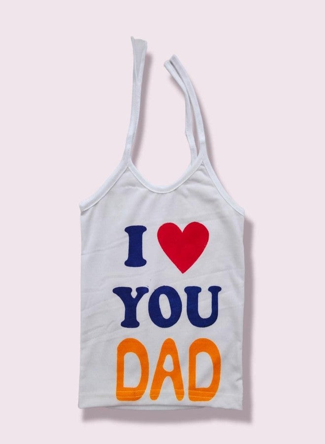 PREETENCY New Born Baby Boy and Girl Cotton Clothes DAD Printed Jabli Set, for Naming Ceremony 0-3Months (DAD) - Image 2