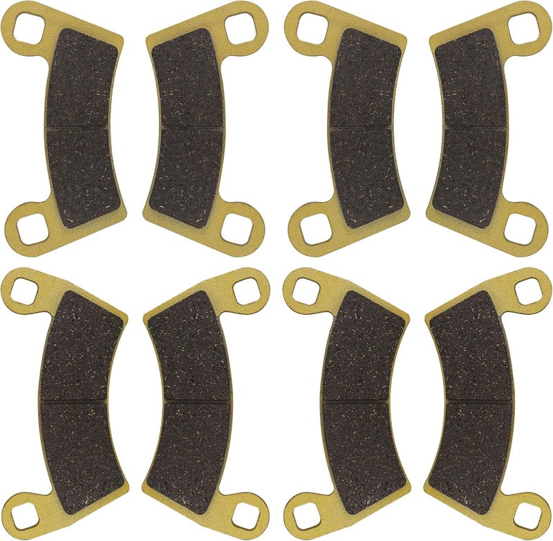 Zinger Brake Pads for Polaris Ranger XP 1000 2018-2023,Polaris General 1000 EPS 2016-2023,Ranger Crew XP 1000 2020-2023,General 1000 Sport 2020-2025,4 Set Front and Rear Brake Pads - Image 1