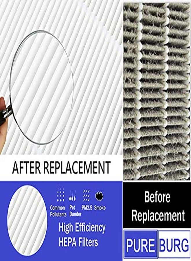 PUREBURG NDAP-01 Replacement Filter Compatible with Hestom NDAP-01 NDAP-02 Home HEPA Air Purifiers Part VK-6052,H13 HEPA 4-Stage Filtration Activated Carbon - Image 5