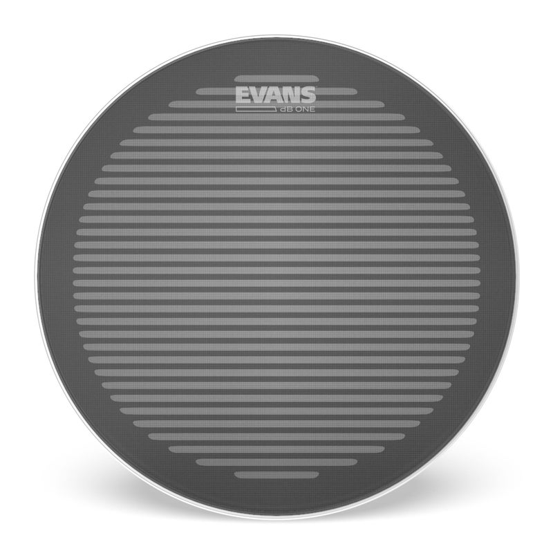Evans Drum Heads dB One Snare Batter Drum Head Reduces Volume Balanced TruetoKit Tones 14 inch