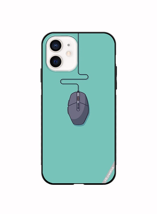 VR CREATIVE Protective Case Cover For Apple iPhone 12 Mouse Design Multicolour - Image 1