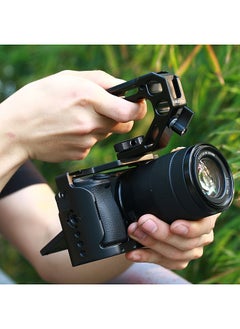 UURIG Universal Camera Top Handle Handgrip with Cold Shoe Mounts 15mm Rod Clamp 3/8 Inch Screw Lock Adopt  - Image 3