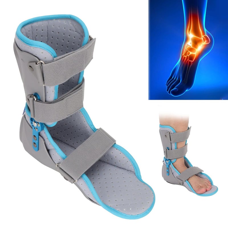 woobles Walking Boot For Sprained Ankle, Walking Boot For Sprained Ankle Fixing Brace Angle Adjustment Ankle Sprain Protector Rehabilitation Leg Support Brace Fits Right or Left Foot(Left foot)- - Image 2