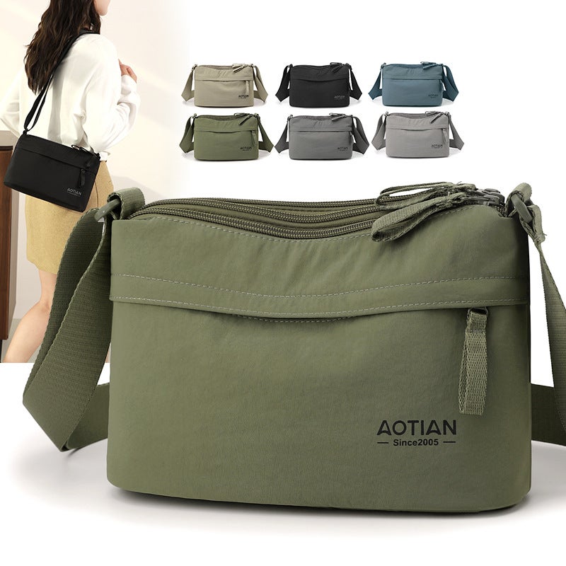 Aotian Women''s Bag 2025 Autumn New Urban Casual Casual Shoulder Crossbody Bag Large and Small Nylon Cloth Small Bag - Image 3