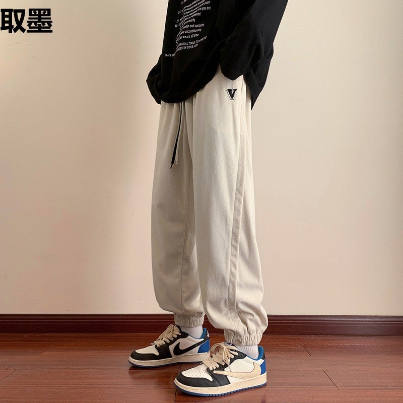 2023 New Pants Men'S American Fashion Boys Casual Pants Plus Size Loose Leg Sports Pants - Image 3