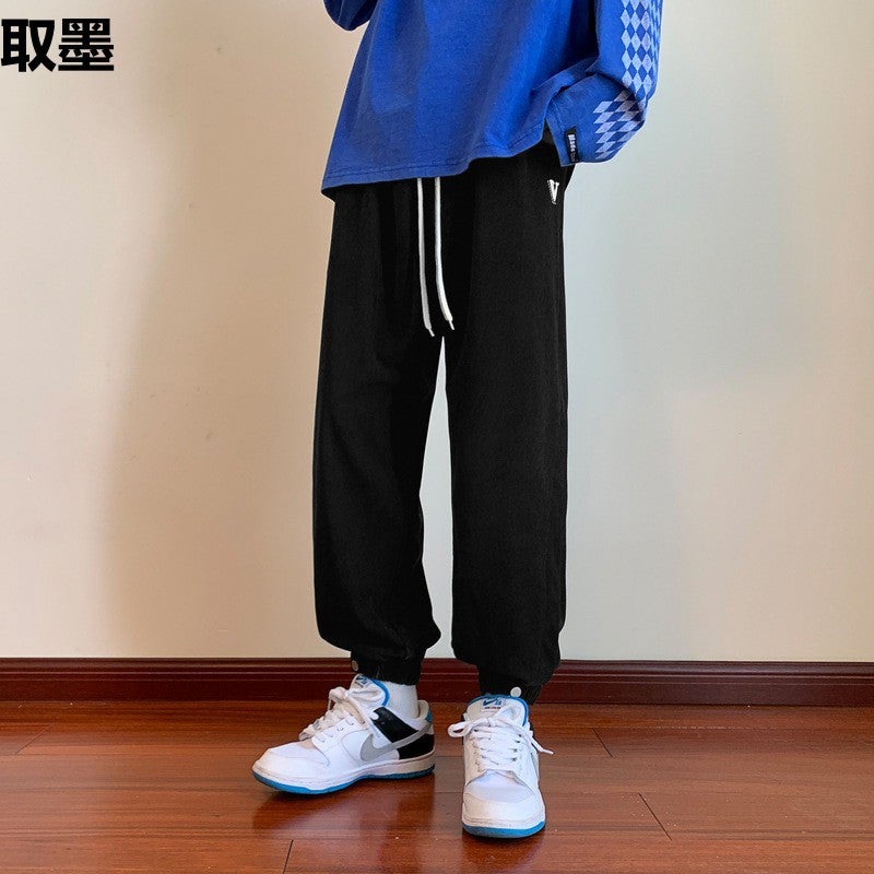 2023 New Pants Men'S American Fashion Boys Casual Pants Plus Size Loose Leg Sports Pants - Image 4