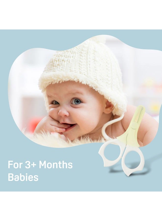 pigeon Baby Nail Scissors with Rounded Tip, 3 Months(Made in Japan) - Image 2