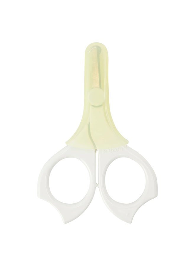 pigeon Baby Nail Scissors with Rounded Tip, 3 Months(Made in Japan) - Image 1
