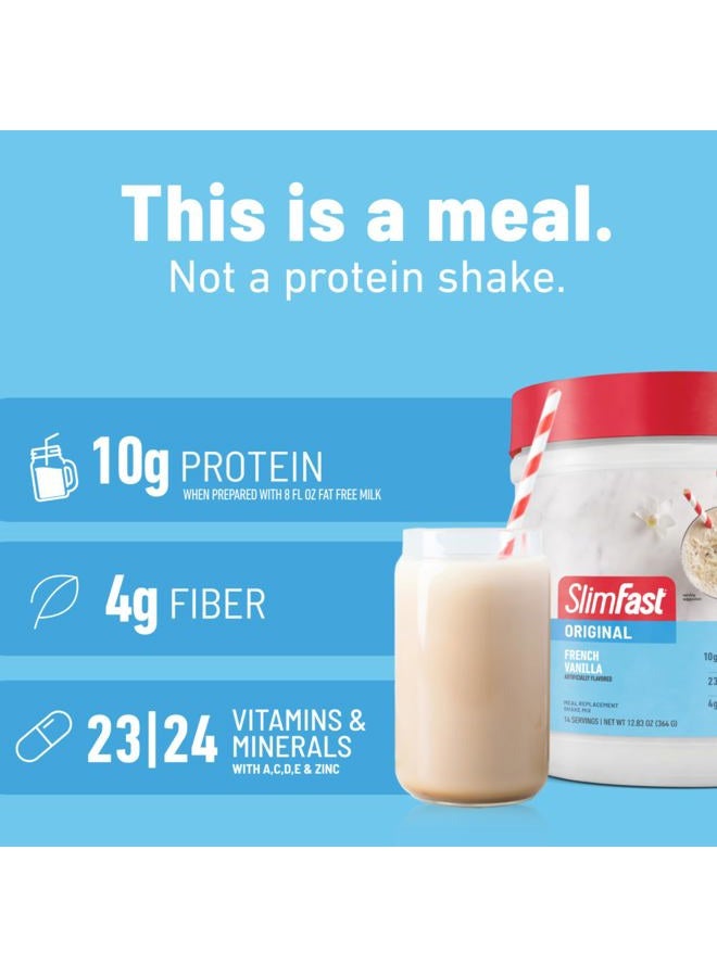 SlimFast Meal Replacement Powder, Original Rich Chocolate Royale, Weight Loss Shake Mix, 10g of Protein, 52 Servings (Packaging May Vary) - Image 5