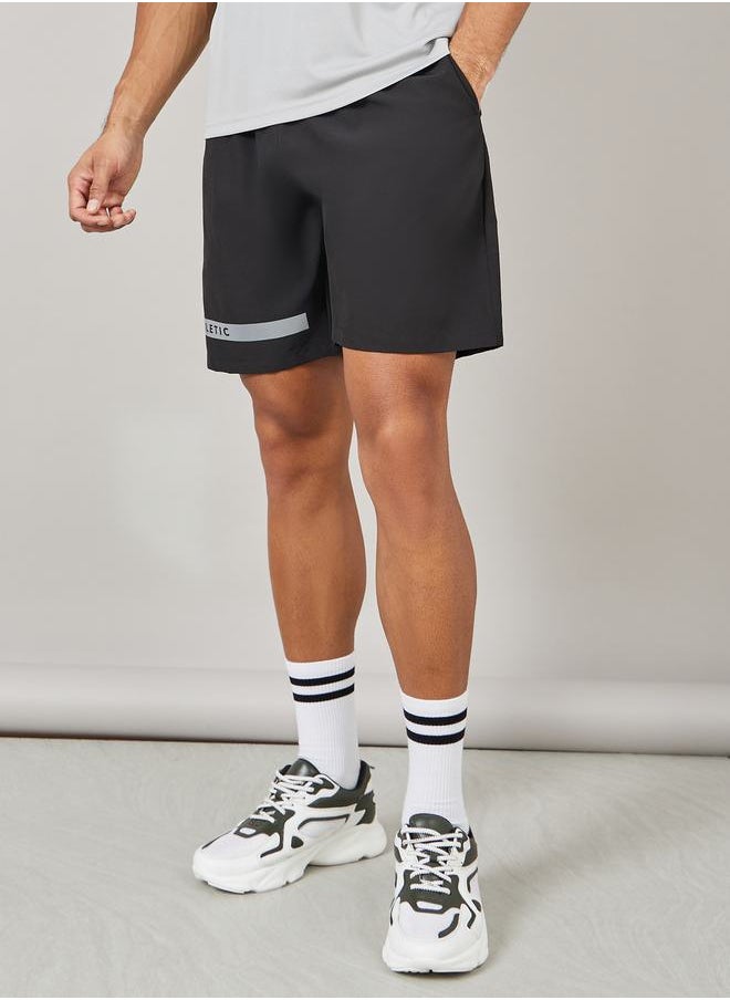 Styli - Workout Shorts with Front & Back Print Detail - Image 1