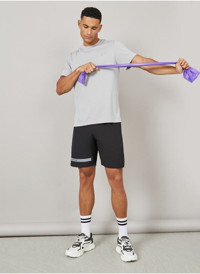 Styli - Workout Shorts with Front & Back Print Detail - Image 1