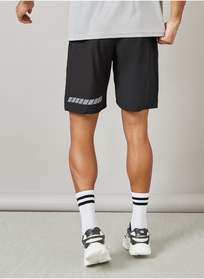 Styli - Workout Shorts with Front & Back Print Detail - Image 1