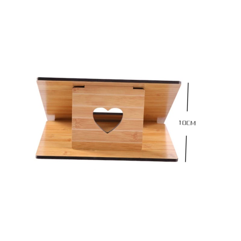 Ergonomic Wooden Laptop Stand Portable Shelf Home Office Travel - Image 3