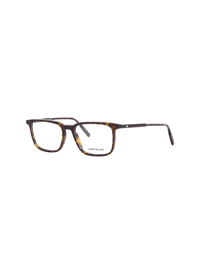 MONTBLANC Men's Rectangle Eyeglass Frame - MB01970 002 53 - Lens Size: 53 Mm  - Image 1