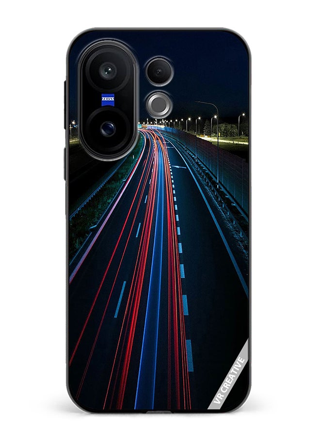 Protective Case Cover For Vivo X200 FE Road Design Multicolour