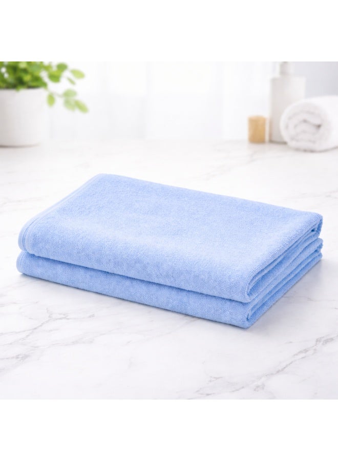 Microfiber Bath Towel, Quick-Dry with Hanging Loops – Size 140 × 70 cm - Image 4