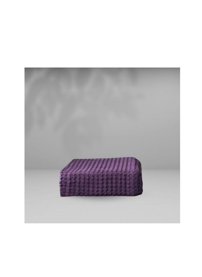 HAMMAM Purple Coverlet From Hammam Home 