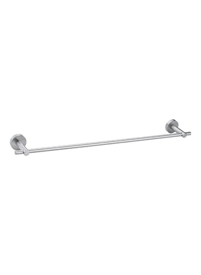 Tesa Moon Wall Towel Holder, Stainless Steel Look, Self-Adhesive, 49Mm X 642Mm X 85Mm