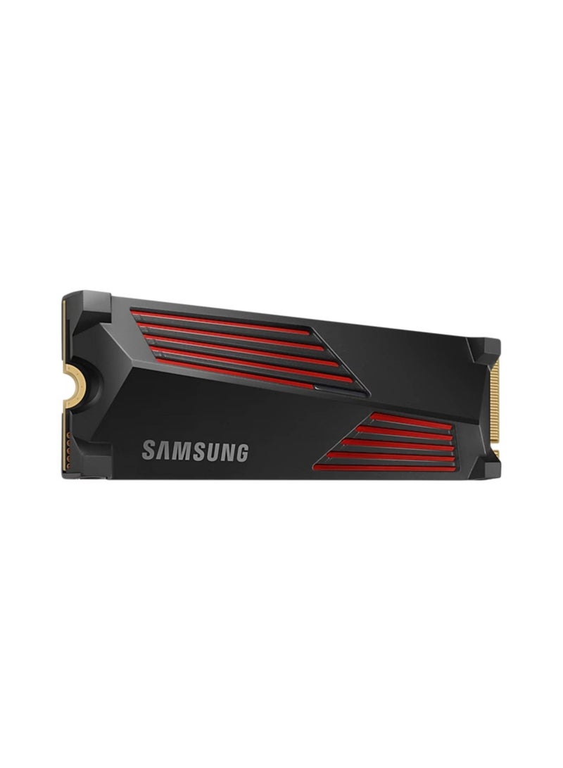 Samsung 990 Pro with Heatsink 4TB NVMe 2.0 M.2 2280 Internal SSD, 7450 MB/s Sequential Read Speed, 6900 MB/s Sequential Write Speed, 3.3 Voltage, V-NAND 3-bit MLC, Black | MZ-V9P4T0CW - Image 3