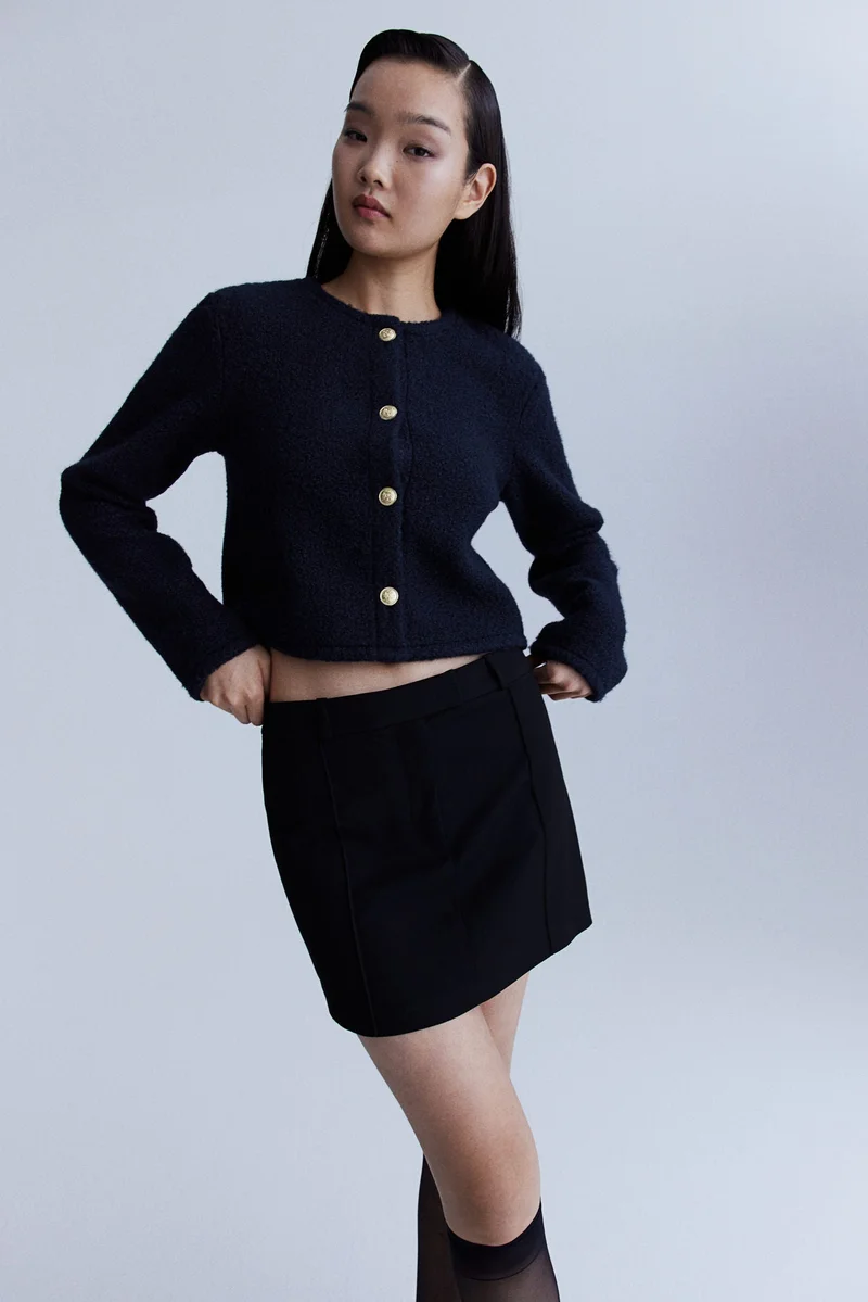 اتش اند ام كارديغان منسوج من البوكليه