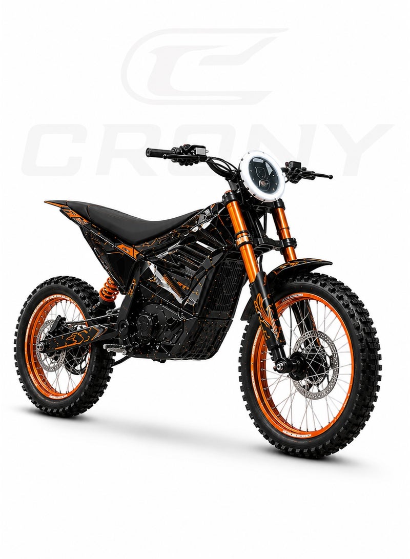 CRONY-10 Electric Dirt Bike 3000W Off-Road Motorcycle with 48V 20Ah Removable Battery - Image 1