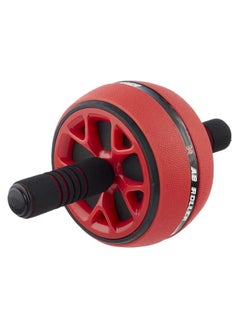 Exercise wheel with yoga mat